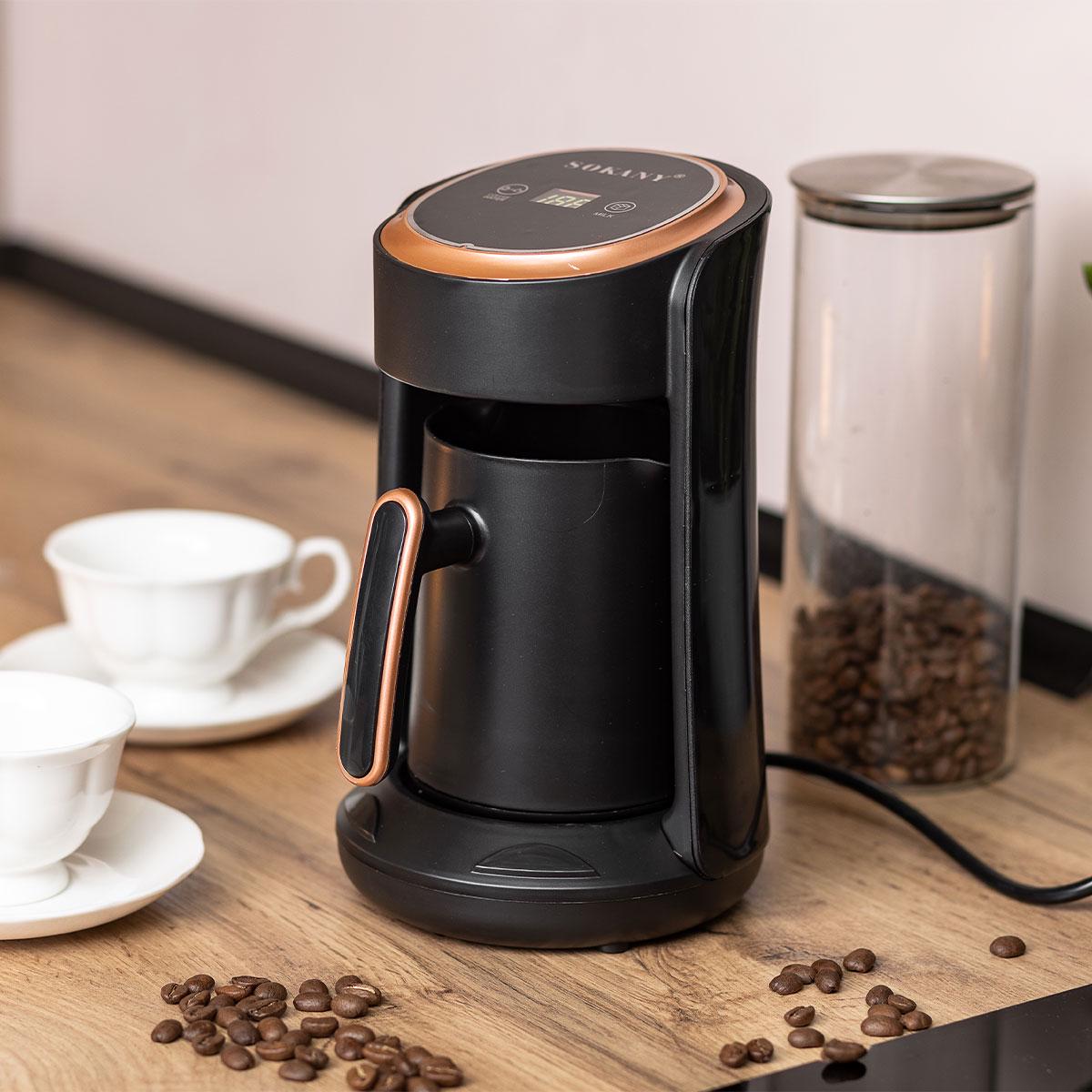 Кавоварка електрична Sokany для дому та офісу 600 мл (5923) - фото 4 Кавоварка електрична Sokany для дому та офісу 600 мл (5923) - фото 4