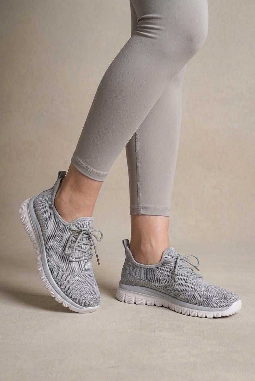 Слипоны женские Fashion 350976 р. 38 Серый (350976_38)