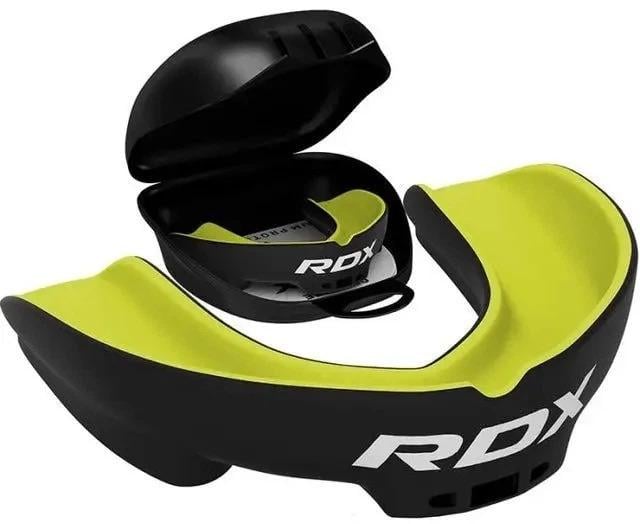 Капа дитяча RDX MOUTH GUARD JUNIOR One Size Чорний/Зелений (GGS-3GNJ)