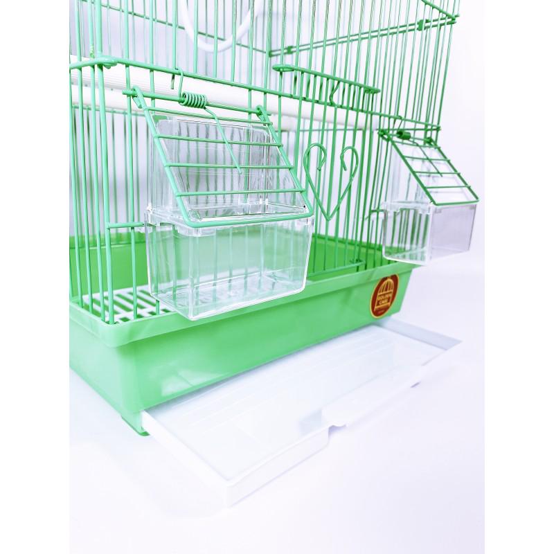 Клітка для птахів А113 30х23х39 см Зелений (a113) - фото 2