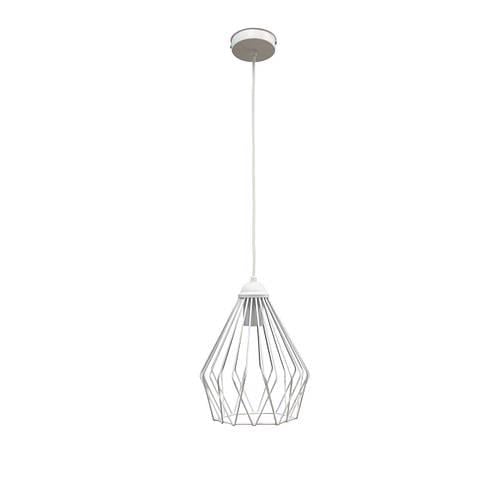 Подвесной светильник MSK Electric Silvia NL-05371 в стиле лофт E27 40 Вт IP 20 Белый (1269247388)