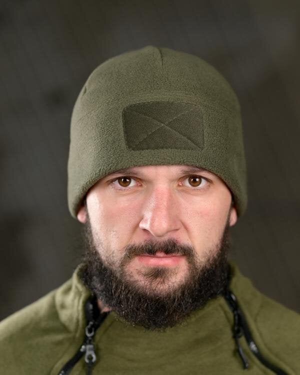Шапка тактическая флисовая one size Олива (PK16)