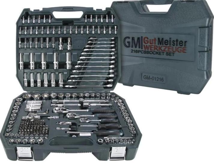 Набор германских инструментов Gut Meister 216 шт.