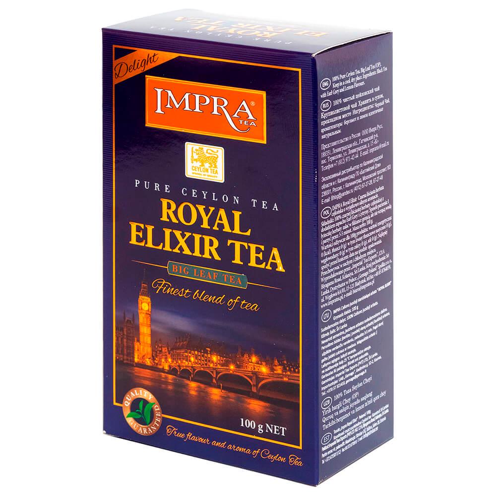 Чай черный цейлонский Impra Королевский эликсир Delight 100 г