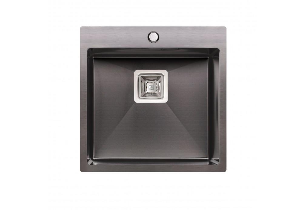 Кухонная мойка Q-tap DK5050BL 2,7/1 мм Black (QTDK5050BLPVD2710)