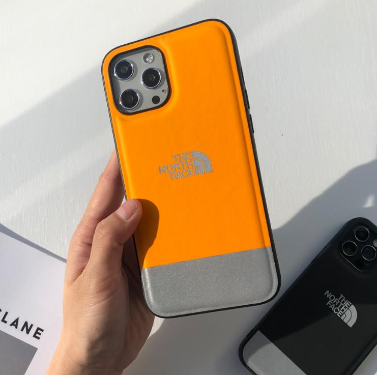 Светоотражающий чехол для iPhone 13 Pro Max The North Face Оранжевый