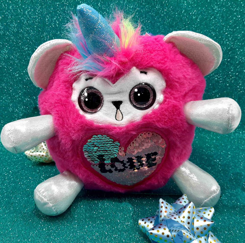 Мягкая игрушка A-Toys Дримчик Обаяшка музыкальный 3 мелодии прыгает 20 см Малиновый (902010) Мягкая игрушка A-Toys Дримчик Обаяшка музыкальный 3 мелодии прыгает 20 см Малиновый (902010)