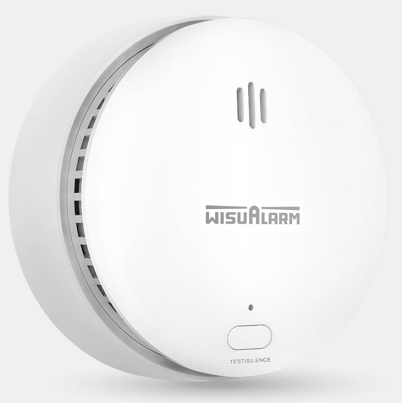 Дымовая сигнализация Wisualarm WiFi для дома с сменным аккумулятором (2937939917)