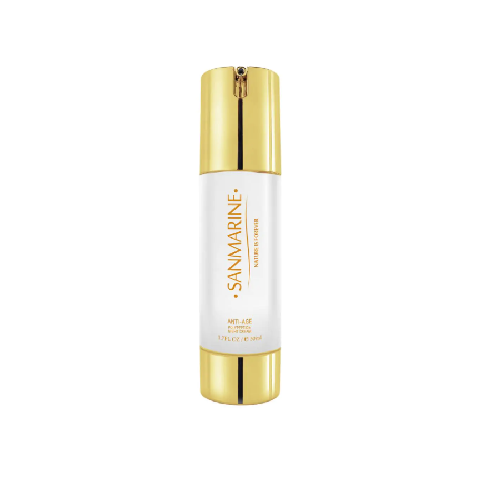 Крем нічний поліпептидний Sanmarine Anti-Age Polypeptide Night Cream 50 мл (025) Крем нічний поліпептидний Sanmarine Anti-Age Polypeptide Night Cream 50 мл (025)
