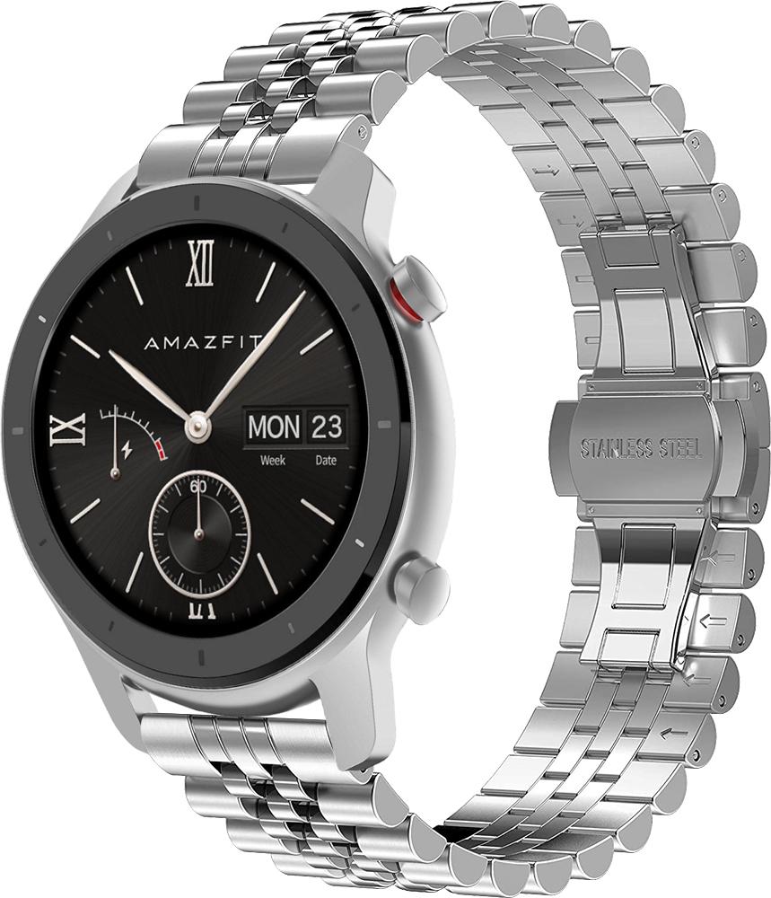 Браслет металлический Stech для Amazfit GTR 42 мм Silver (26973-59)