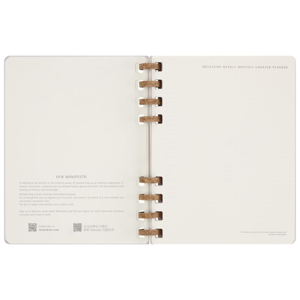 Еженедельник Moleskine Spiral большой (DHUNDSPD2312MWH4) - фото 5