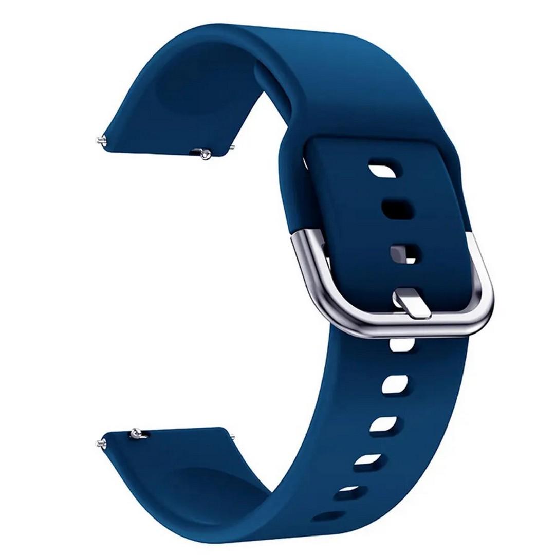Ремешок силиконовый для Amazfit GTR 4/GTR 3 Pro/GTR 2e/GTR 47 мм 22 мм Royal blue