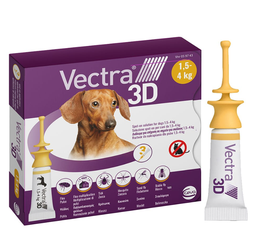 Вектра 3D 1,5-4,0 кг 3х0,8 мл