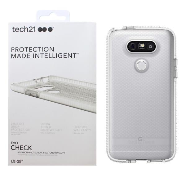 Фірмовий протиударний чохол tech21 Evo Check LV для LG G5 Clear (5533)