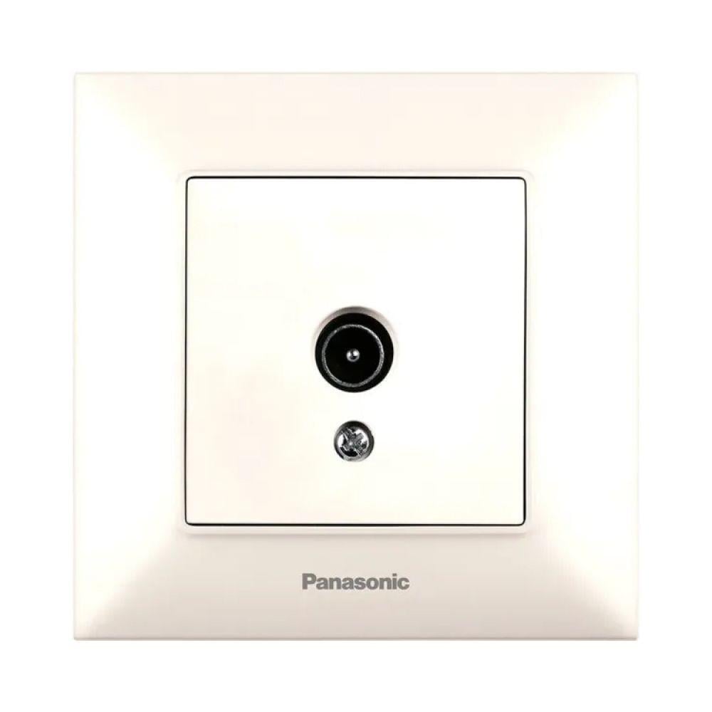 Розетка TV конечная Panasonic Arkedia Slim Кремовый (13621-е)