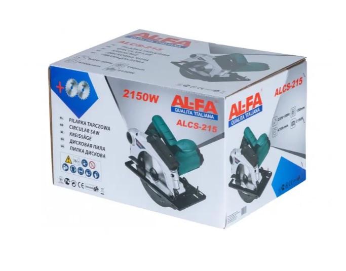 Дисковая пила ручная AL-FA ALCS215 2150 Вт - фото 7 Дисковая пила ручная AL-FA ALCS215 2150 Вт - фото 7