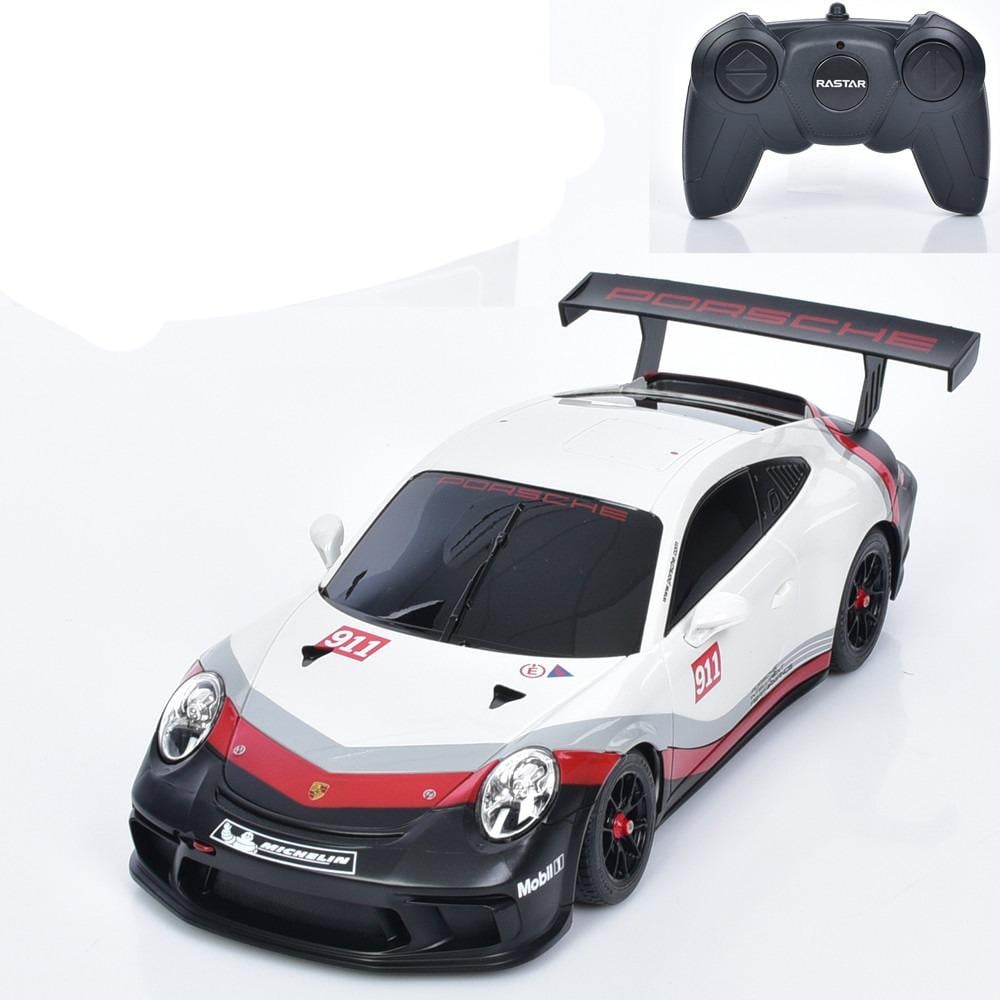 Радиоуправляемая машинка детская Porsche 911 GT3 CUP 8 резиновые колеса/свет (59400)