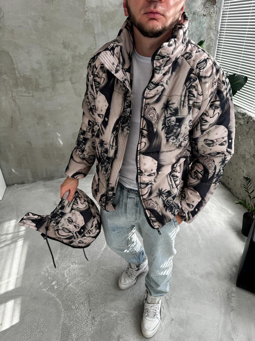 Куртка зимова зі знімним капюшоном 7-486 M Білий (36558) - фото 2 Куртка зимова зі знімним капюшоном 7-486 M Білий (36558) - фото 2