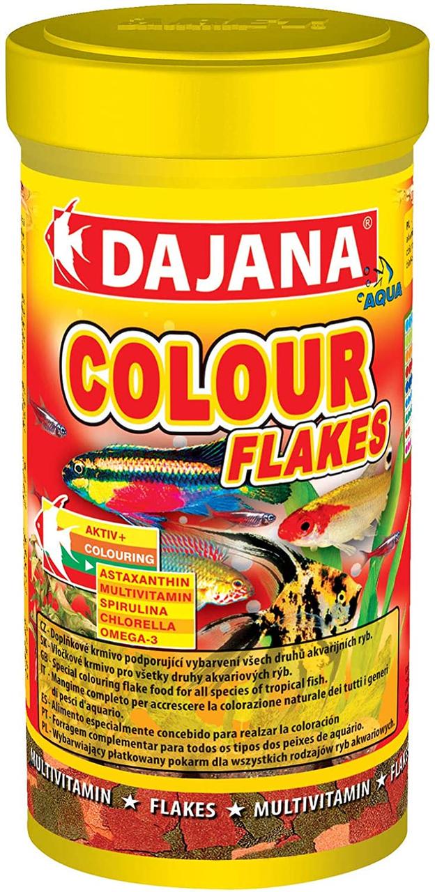 Корм для риб Dajana COLOUR FLAKES з посиленням забарвлення в пластівцях 200 г (1378976824)