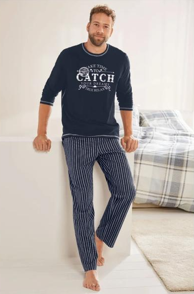 Пижама Livergy 120K М Темно-синий/Разноцветный (120K/М)