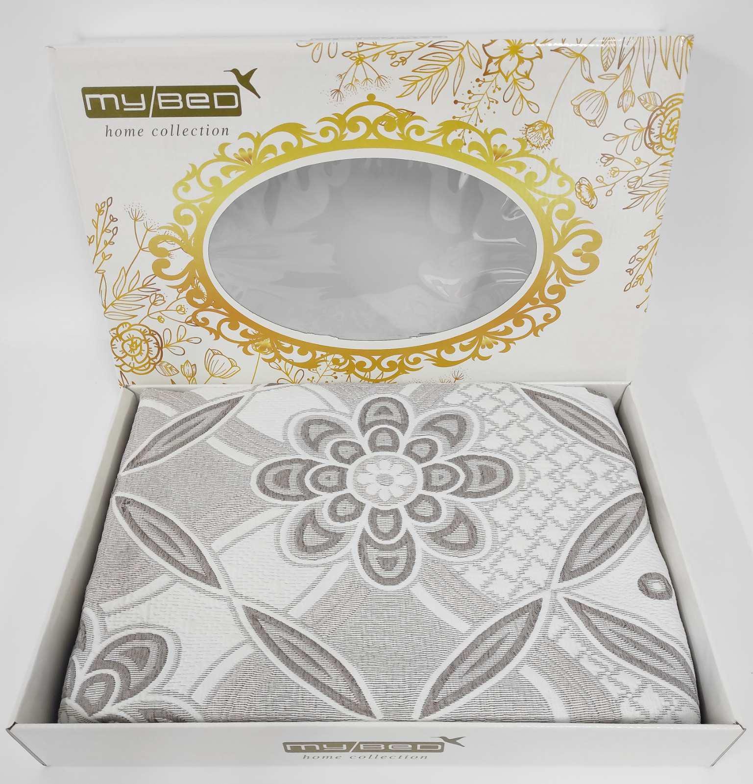 Покрывало My Bed Жаккард 240x240 модель 1 Grey (CN6211)