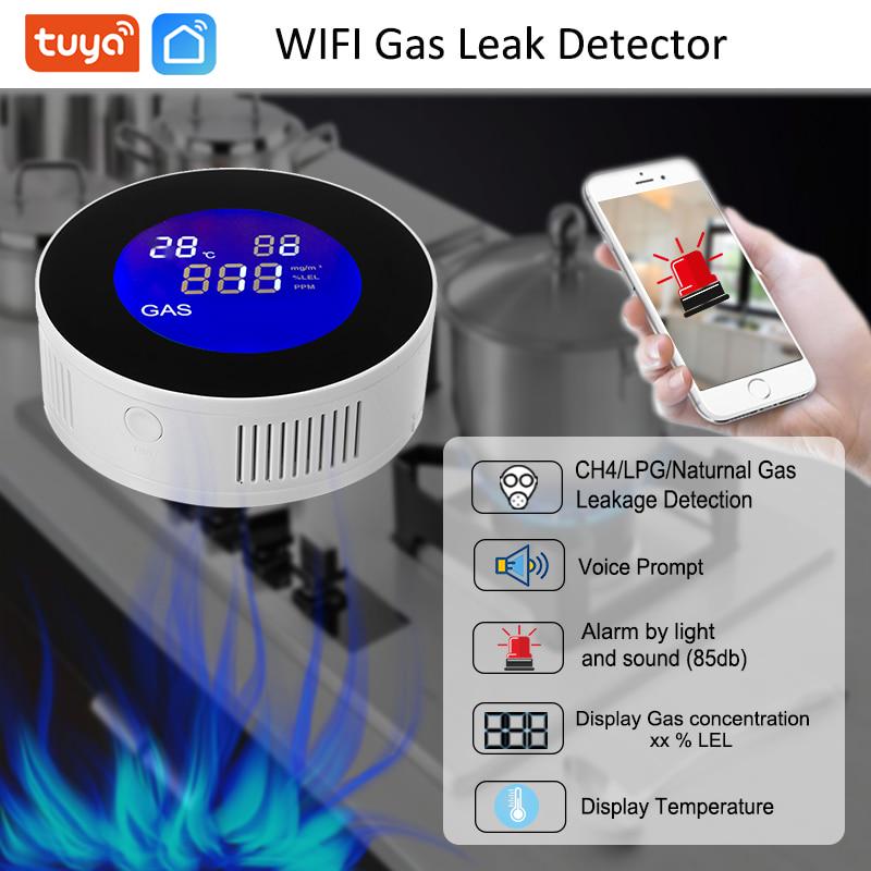 Wi-Fi датчик витоку газу і температури Tuya Gas sensor S7 - фото 8