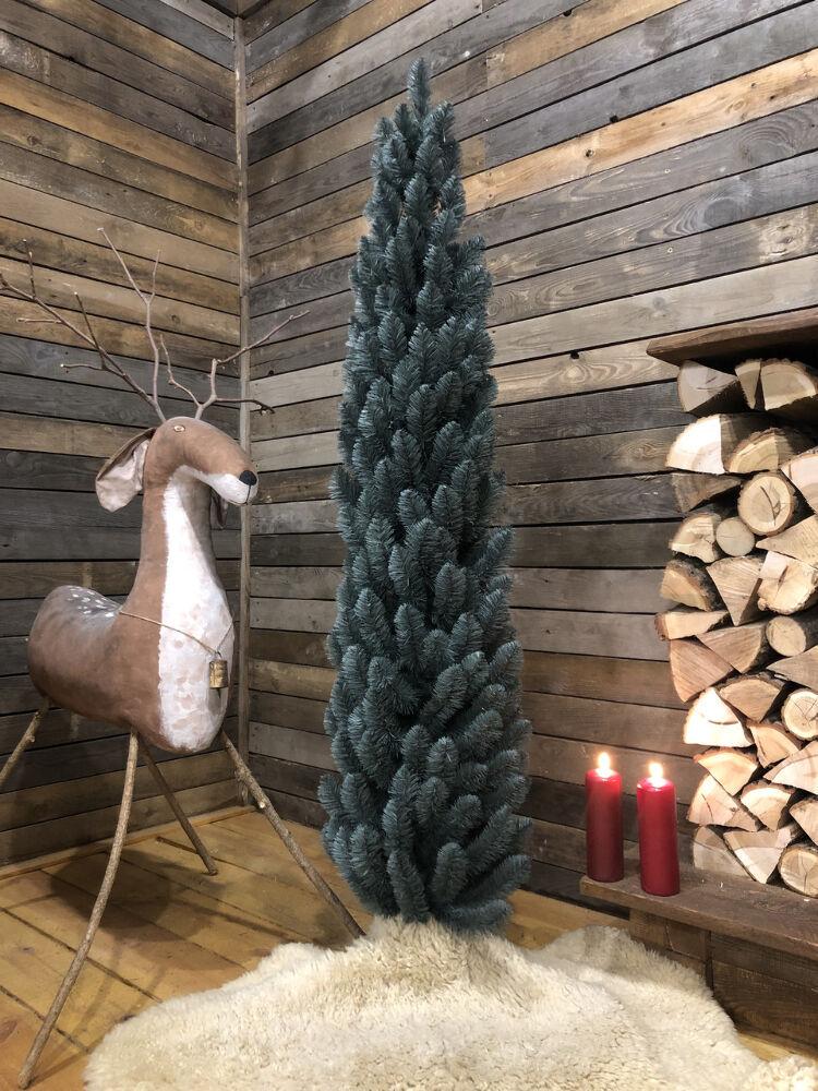 Штучна ялинка Альпійська вузька 180 см Блакитний (410/180/B) - фото 6 Штучна ялинка Альпійська вузька 180 см Блакитний (410/180/B) - фото 6