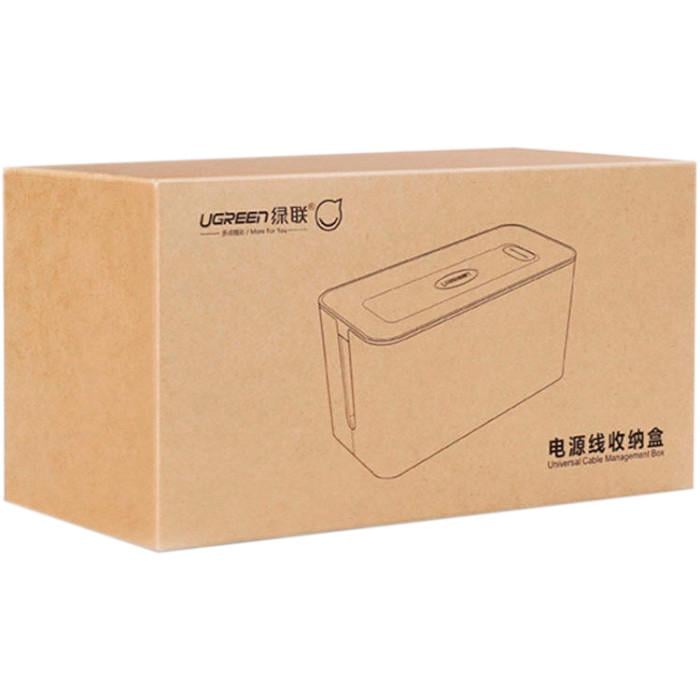 Коробка-органайзер для кабелів UGREEN LP110 Universal Cable Management Box S Size/Plastic White (UGR-30397) - фото 5