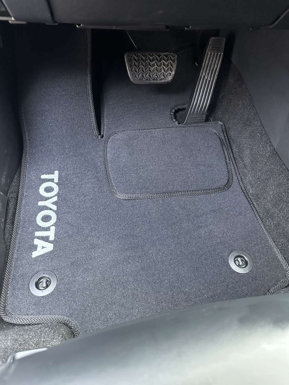Коврики в салон ворсовые для Toyota Venza 2021- гибрид 5 шт. Черный (27326688)
