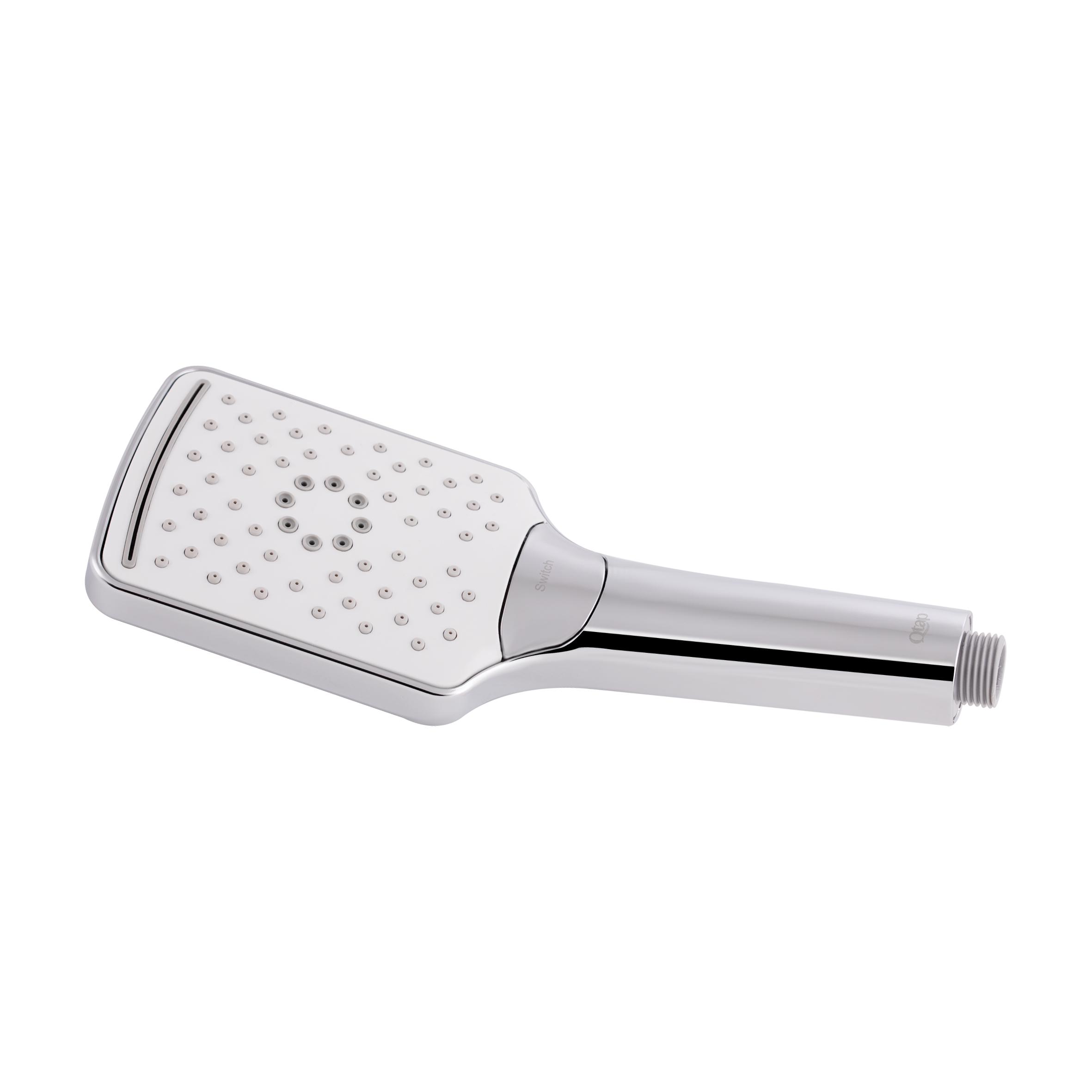 Душевая лейка Q-tap Rucni QTRUCA086N3KCW многорежимная 115x85 мм Белый (77496)