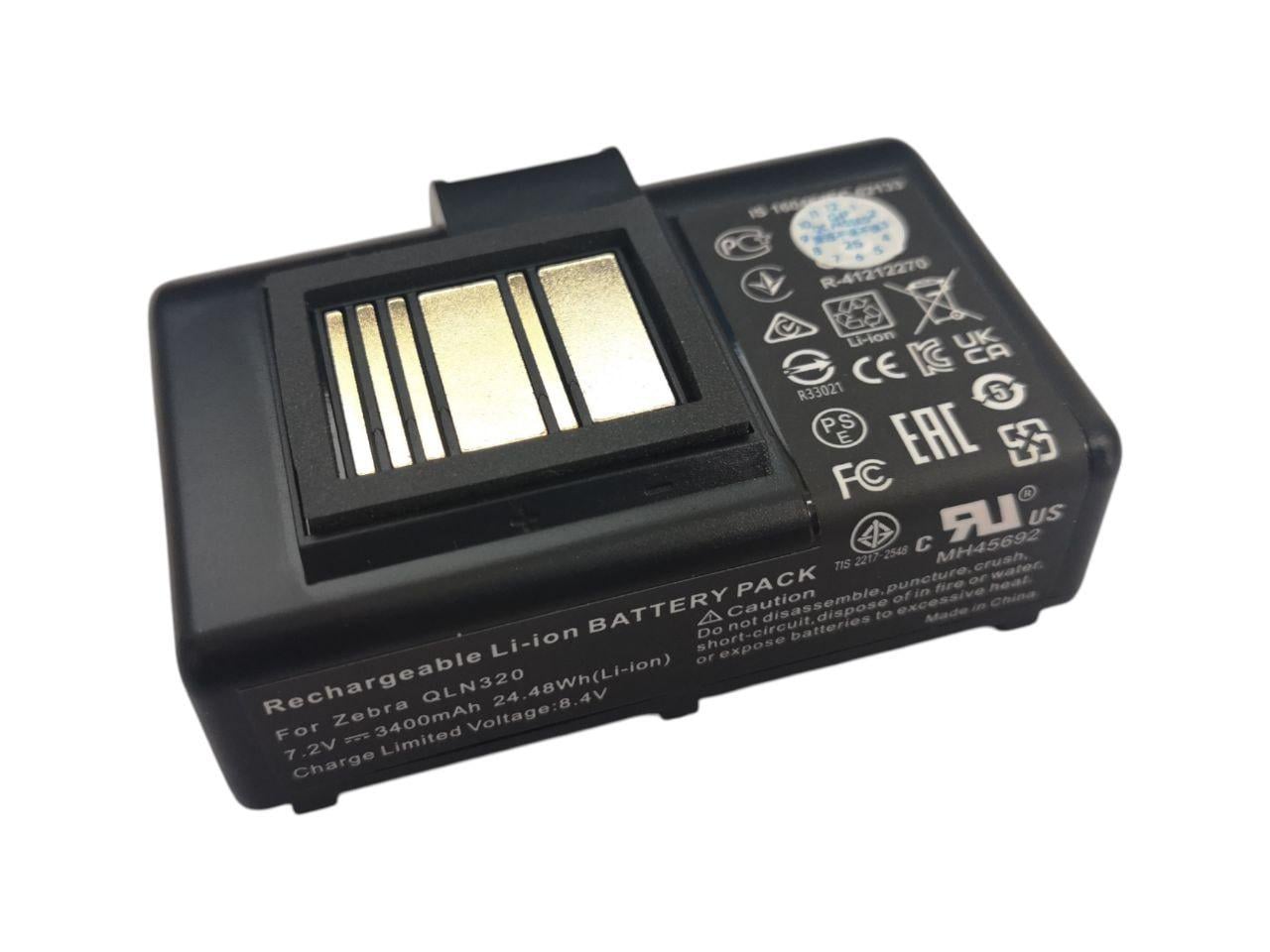 Аккумулятор для Motorola Symbol Zebra QLn220/QLn320/ZQ510/ZQ520/ZQ610/ZQ620/P1031365-025 3400mah 24.48Wh (000014277)