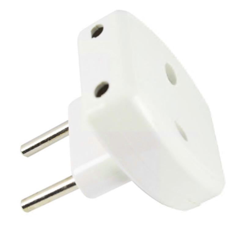 Трійник плоский Luxel 1012 Білий (27848445)