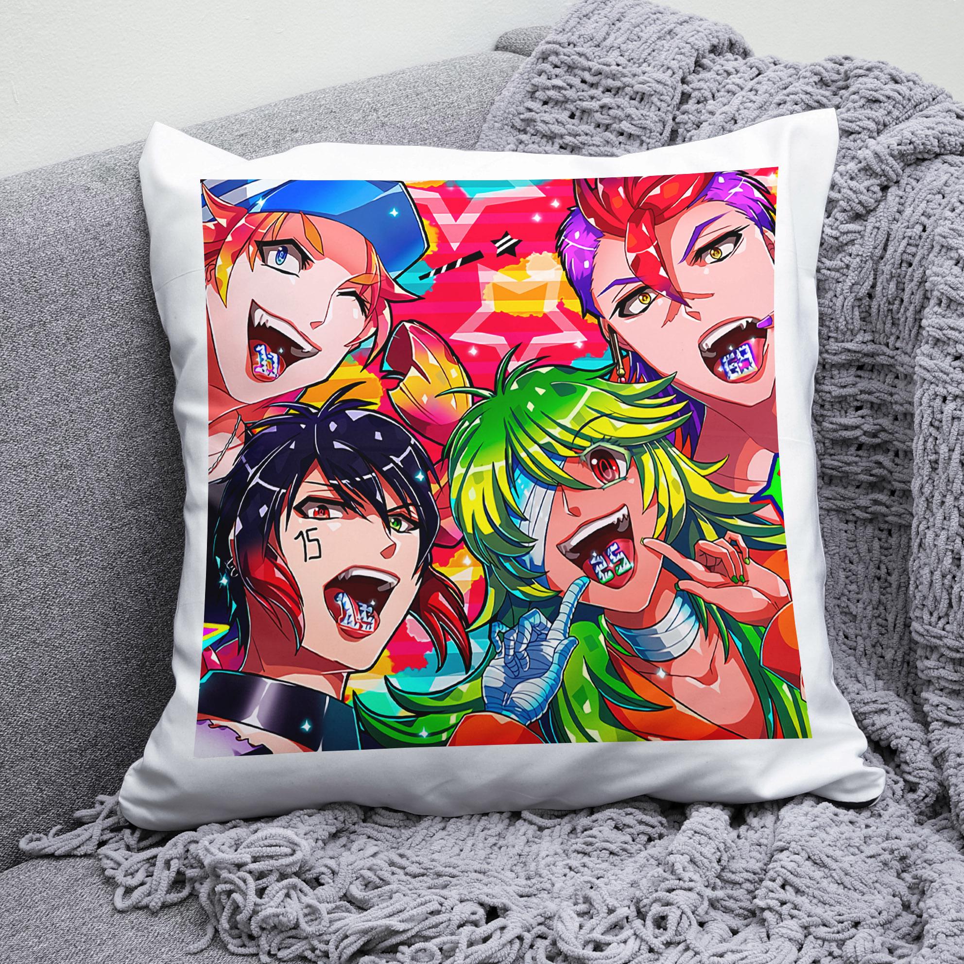Плюшева подушка квадрат з принтом аниме Nanbaka