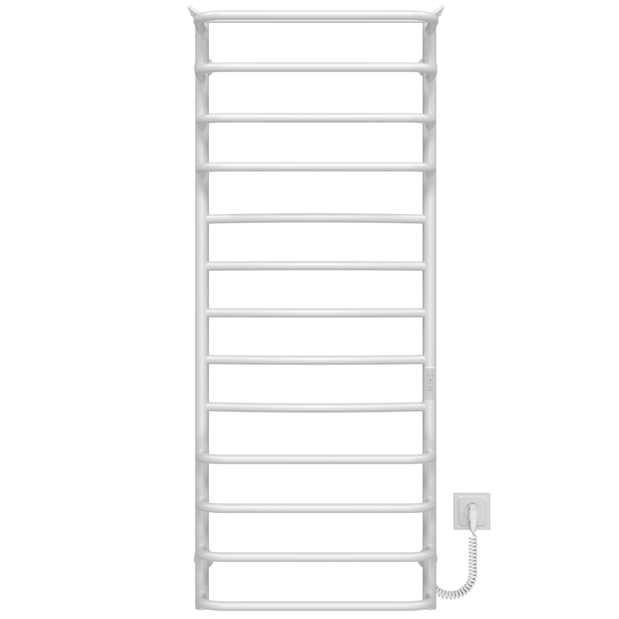 Полотенцесушитель электрический Deffi Юность П13 WD03 правое подключение нержавеющая сталь 500х1300 мм Белый (C.YU.130.50.13.E.W.R.3)