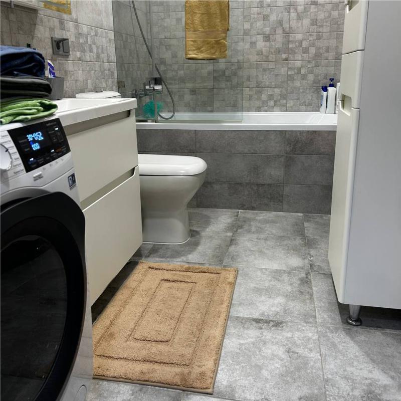 Коврик для ванной комнаты Lovely Svi экстра мягкий/абсорбирующий/прочный/прорезиненный 50x80 см Бежевый (2565064) - фото 4