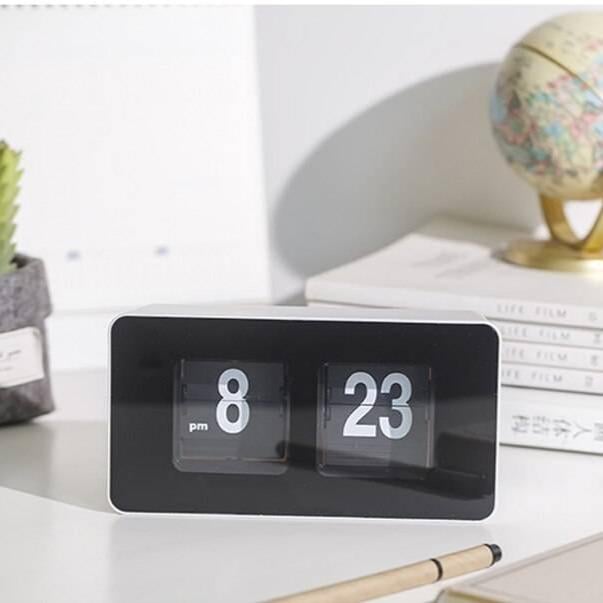 Часы перекидные Flip Clock FC-7bb настольные Черный - фото 5