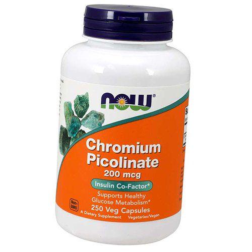Пиколинат хрома New Foods Chromium Picolinate 200 250 вег. капс. (36128026)