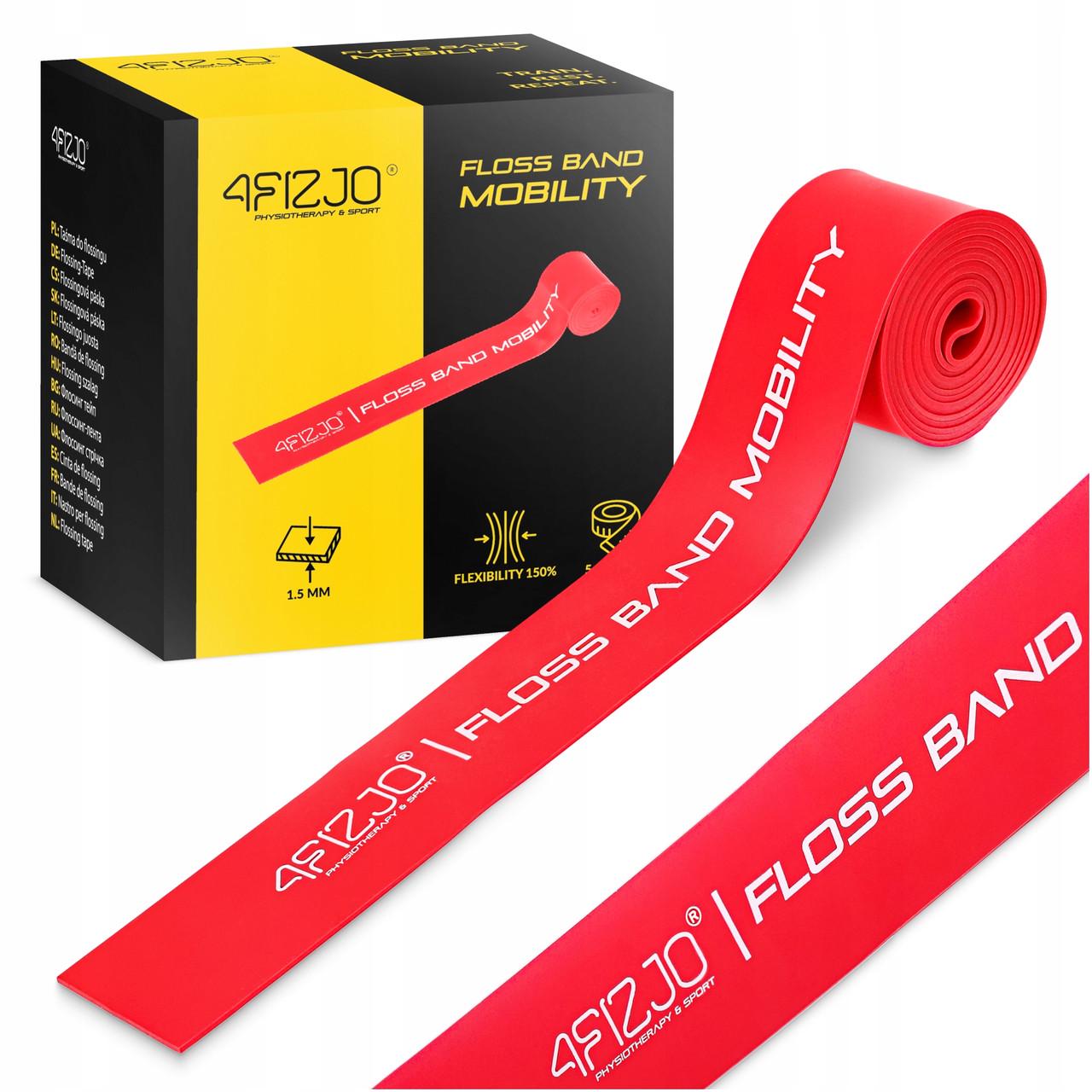 Лента компрессионная для флоссинга 4fizjo Floss Band 207x5x0,15 см Red (P-5905973405249) - фото 10 Лента компрессионная для флоссинга 4fizjo Floss Band 207x5x0,15 см Red (P-5905973405249) - фото 10