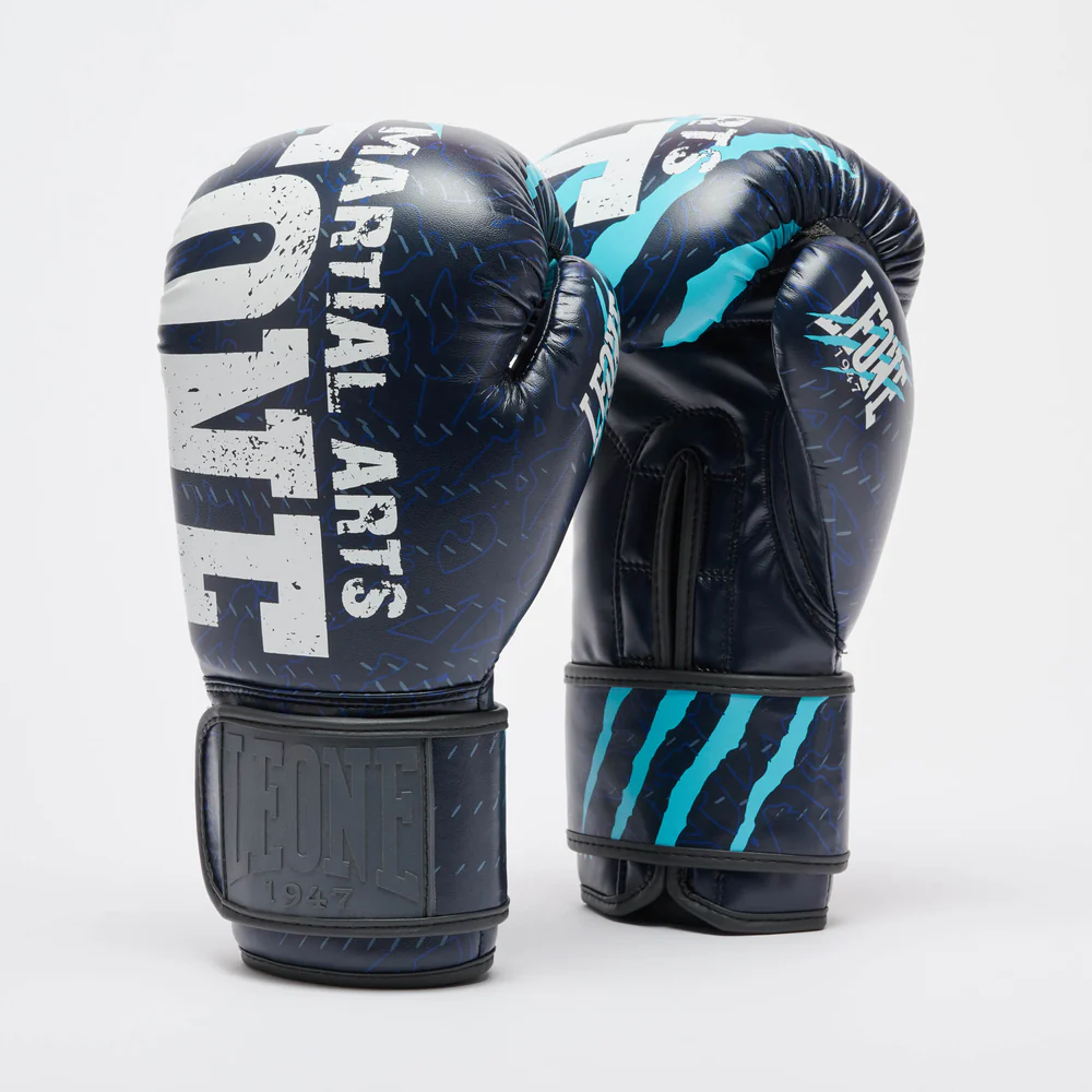 Боксерские перчатки Leone GN004 PRIMAL INSTINCT 14 унций Blue (3019821128)