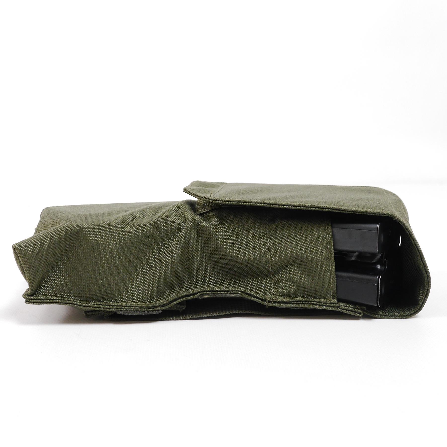 Підсумок під 2 магазина АК Cordura 1000D GU Double Mag Pouch Оливковий (KS34564333756) - фото 4