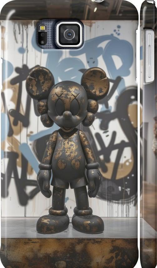 Чехол на Samsung Galaxy Alpha G850F Bronze kaws v2 (6098c-65-42517)