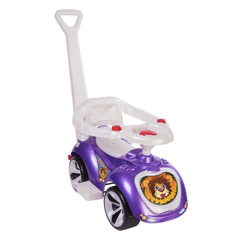 Машина-каталка Orion ЛАПКА 809 с отцовской ручкой Фиолетовый (90841)