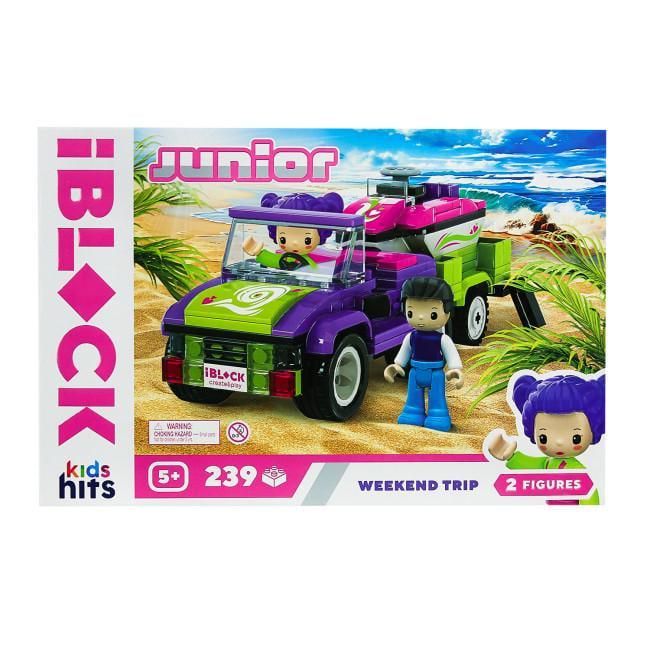 Конструктор пластиковый Iblock Junior Kids hits Поездка в выходной день 239 дет. 32x21,5x5 см (2523873144) Конструктор пластиковый Iblock Junior Kids hits Поездка в выходной день 239 дет. 32x21,5x5 см (2523873144)