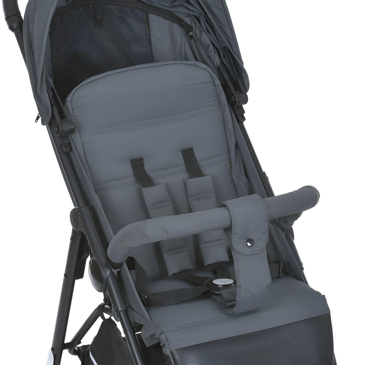Коляска-книжка прогулянкова Bambi M 4249-2 максимальне навантаження до 25 кг Gray Matt (24039651) - фото 5