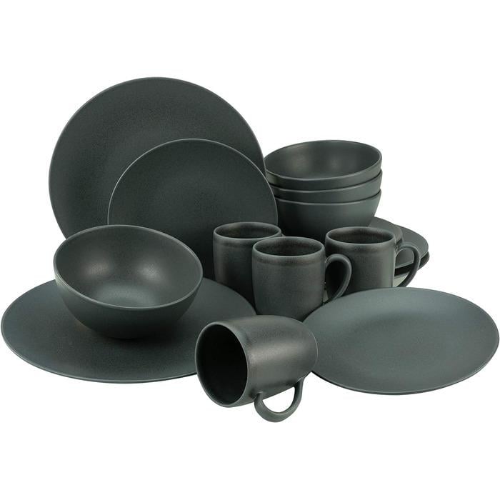 Столовий сервіз Creatable Soft Touch Black на 4 персони 16 пр. (33494245)