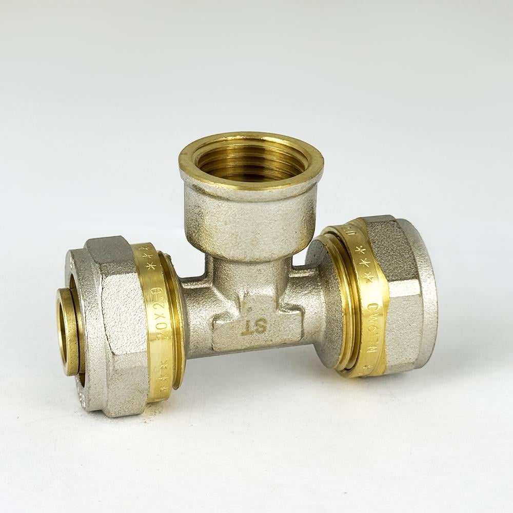 Трійник із внутрішнім різьбленням з проточкою SANTAN 20х1/2"х20 (47839) - фото 3 Трійник із внутрішнім різьбленням з проточкою SANTAN 20х1/2"х20 (47839) - фото 3