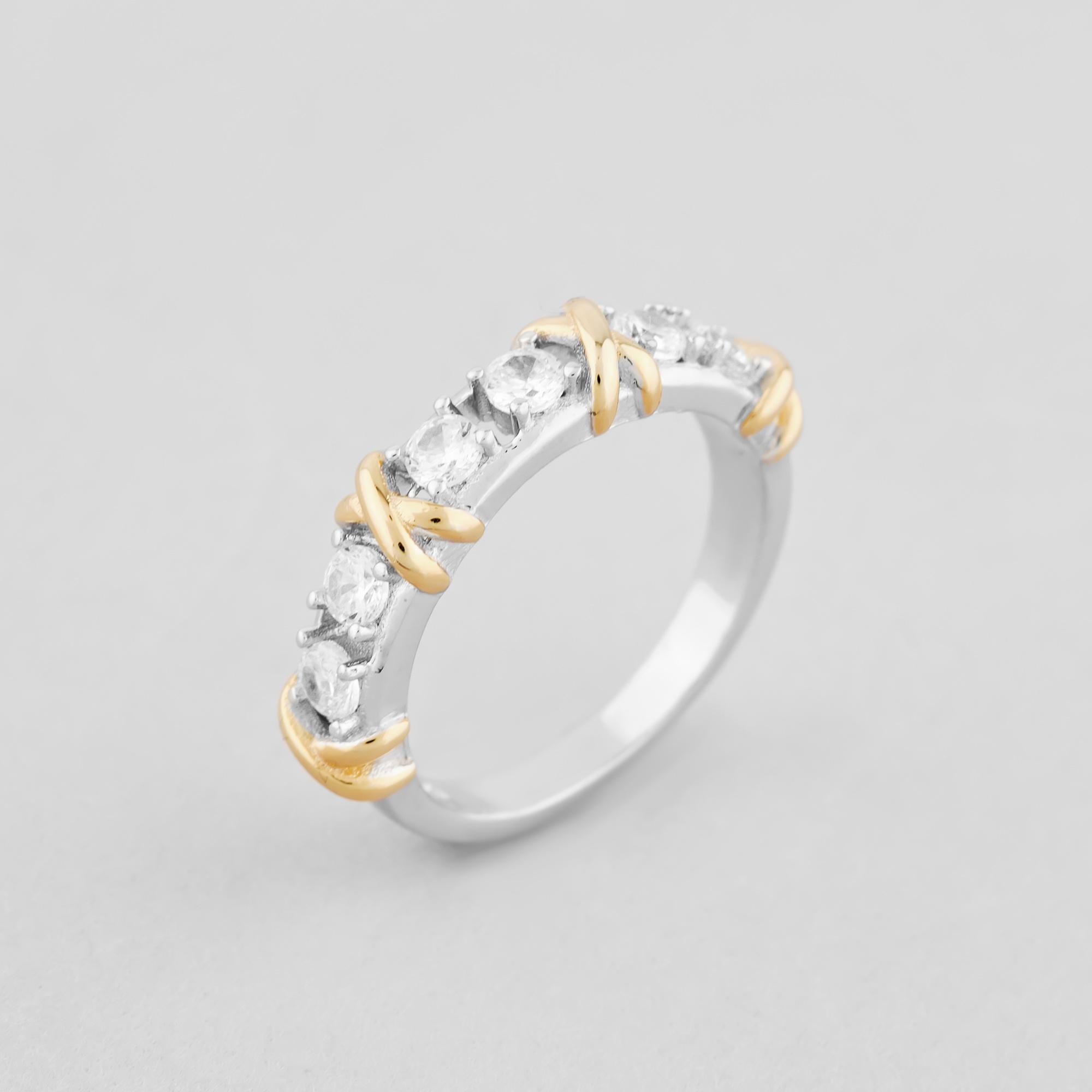 Серебряное кольцо Minimal Удивительный сон р. 17 (13459)