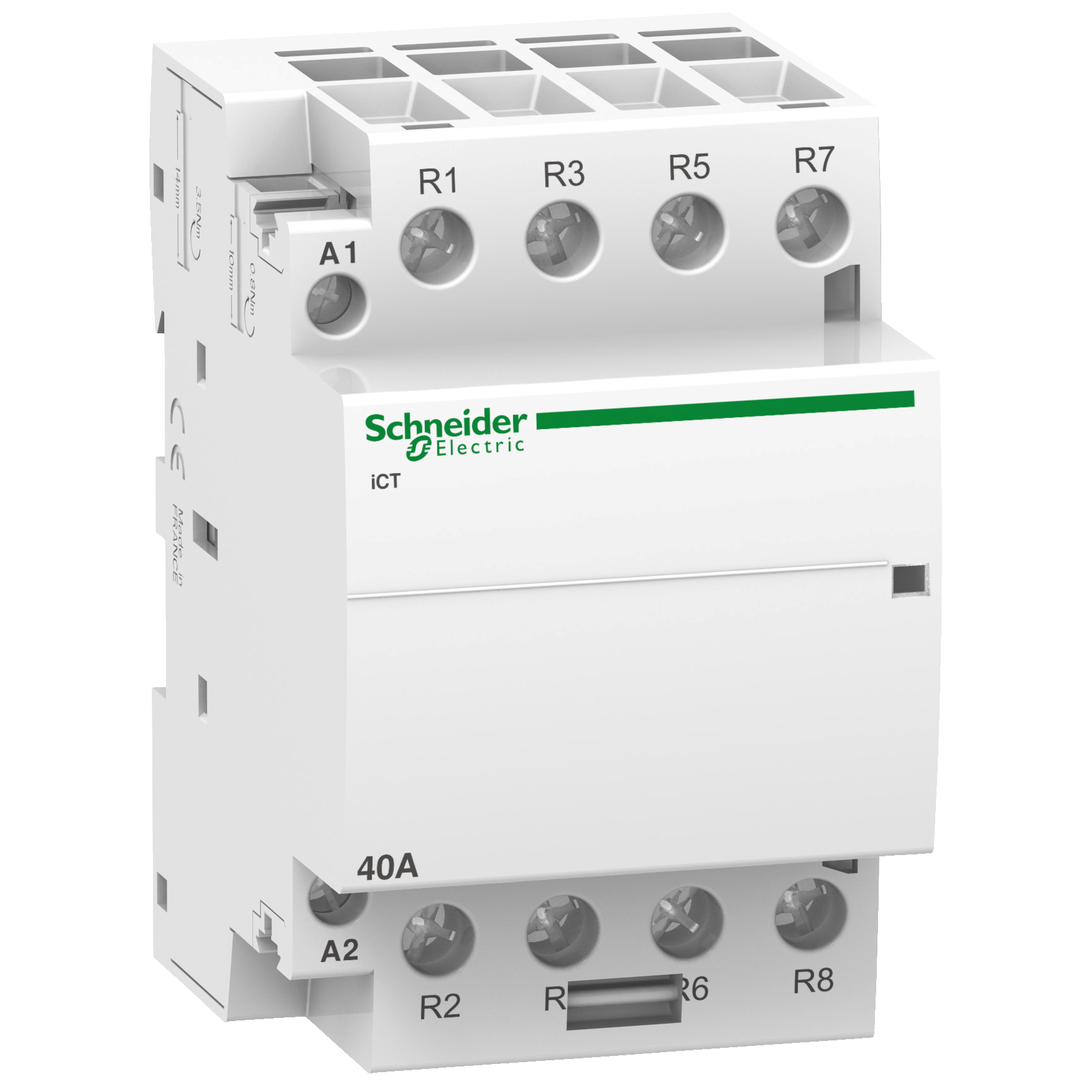 Контактор модульный Schneider Electric Acti9 iCT 4P 40A 4NC 230V (A9C20847)