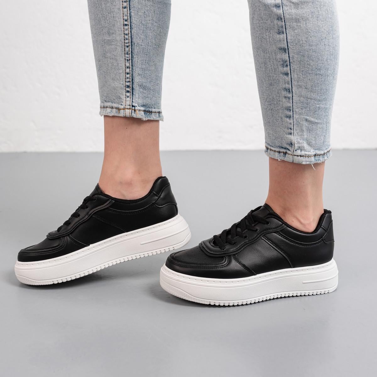 Кроссовки женские Fashion Teresa 3939 р. 38 24,5 см Черный (10424794)