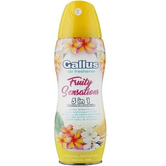 Освежитель воздуха аэрозоль Gallus Fruity Sensations 300 мл